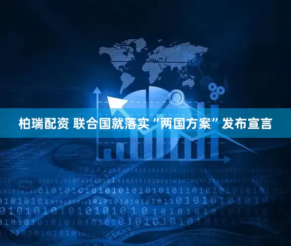 柏瑞配资 联合国就落实“两国方案”发布宣言