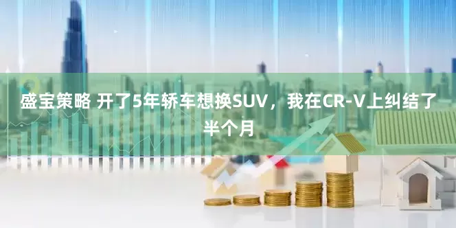 盛宝策略 开了5年轿车想换SUV,我在CR-V上纠结了半个月